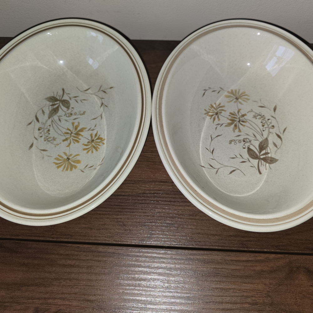 ROYAL DOULTON SANDSPRITE LAMBETHWARE SERIES Vintage Oval Serving Bowl $30 each